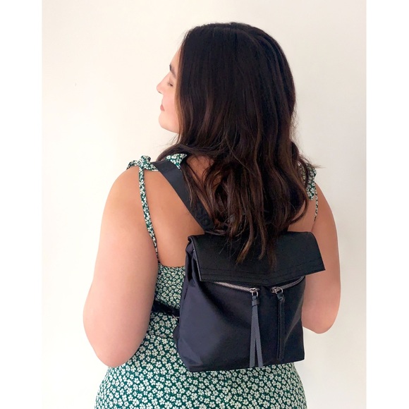 Botkier Handbags - Botkier New York Trigger Backpack mini nylon black
